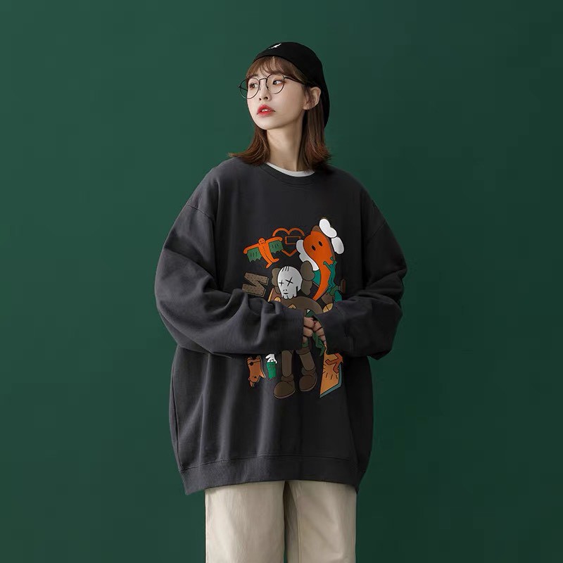 ÁO Sweater NỈ BÔNG chữ CKN | BigBuy360 - bigbuy360.vn