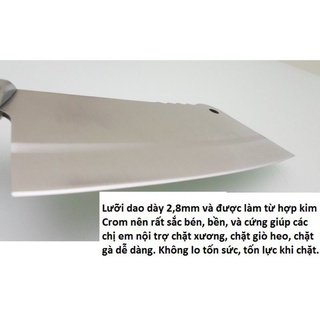 Dao chặt xương. gà