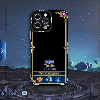 Ốp lưng iphone cạnh vuông khung rank Chiến Tướng liên quân mobile ghép ảnh in theo yêu cầu 6plus/6s/6splus/7/7plus/8