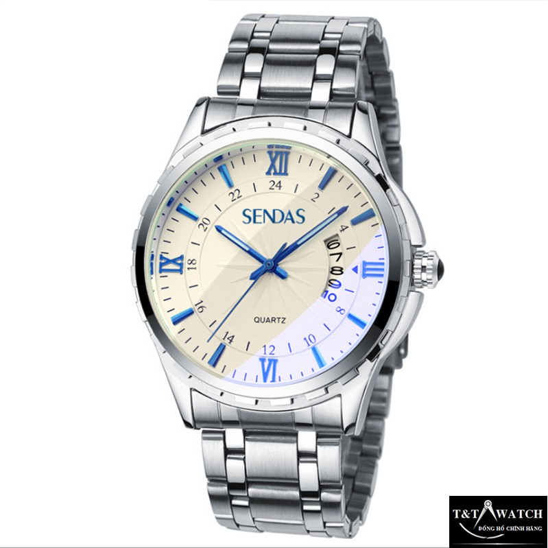 [SIÊU ĐẸP] ĐỒNG HỒ NAM SENDA 8026 DÂY THÉP CHÍNH HÃNG-THIẾT KẾ SANG TRỌNG | BigBuy360 - bigbuy360.vn