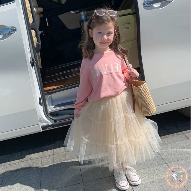 Đầm Xòe Xếp Tầng Lưng Thun Thời Trang Mùa Hè Xinh Xắn Cho Bé Gái