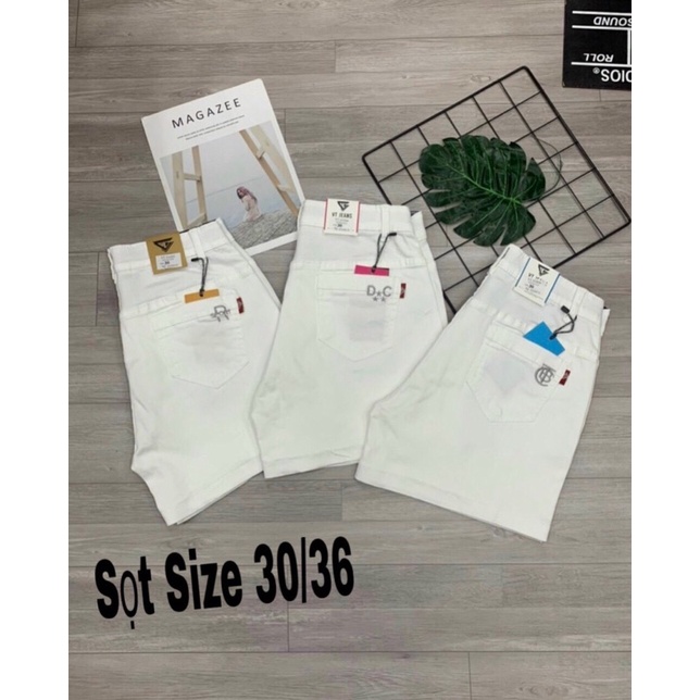 QUẦN SHORT ĐÙI TRẮNG HÀNG XỊN CO GIÃN