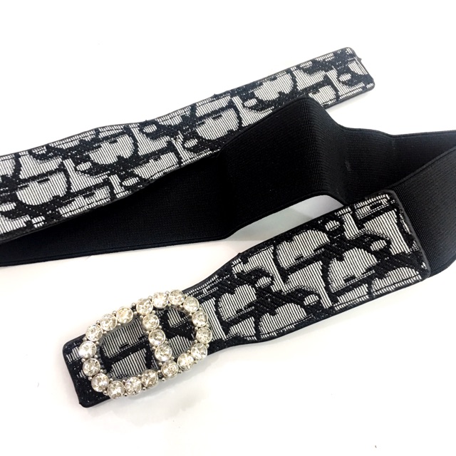 *Dây lưng:đai vây chun co giãn chữ dio,mặt đính đá,bản 4cm(DLNHC5.F5)