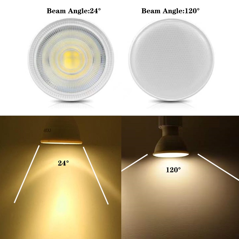 Bóng Đèn led COB E27 E14 GU10 MR16 6W 220V 230V 240V Siêu Sáng Chất Lượng Cao