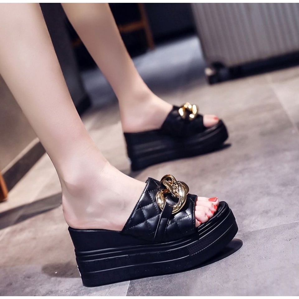 DÉP ĐẾ XUỒNG QUAI BẢN PHỐI XÍCH 10CM SANG CHẢNG ✨✨✨✨✨