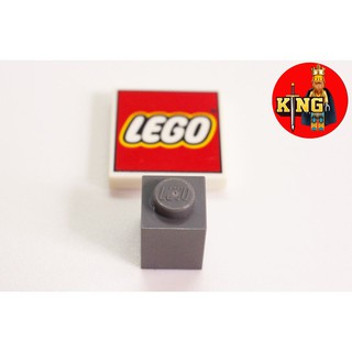 Lego 3005 1x1 base brick dark gray