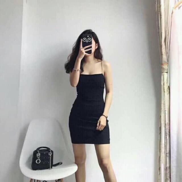 ĐẦM BODY 2 DÂY SỢI BÚN