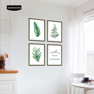 Miếng dán trang trí dạng khung hình lá cây