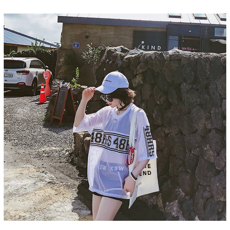 Áo lưới bigsize 2 màu