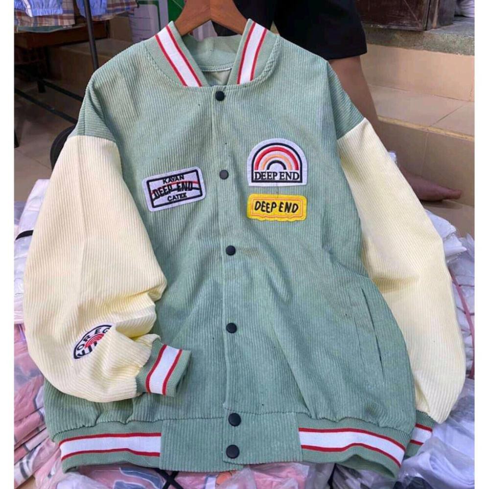 [FREESHIP] Áo khoác bomber nhung áo bomber phom thụng cá tính AD13 | BigBuy360 - bigbuy360.vn