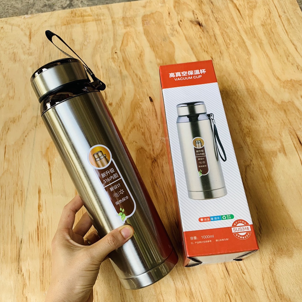 Bình giữ nhiệt nóng lạnh 800-1000-1200ml  inox 304 cao cấp