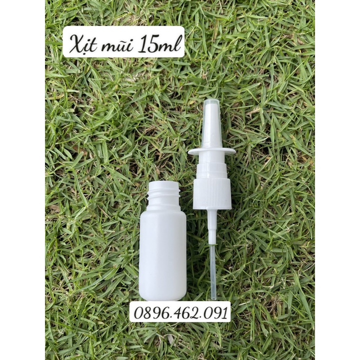 Combo 100 bộ chai nhựa xịt mũi/xịt xoang 15ml