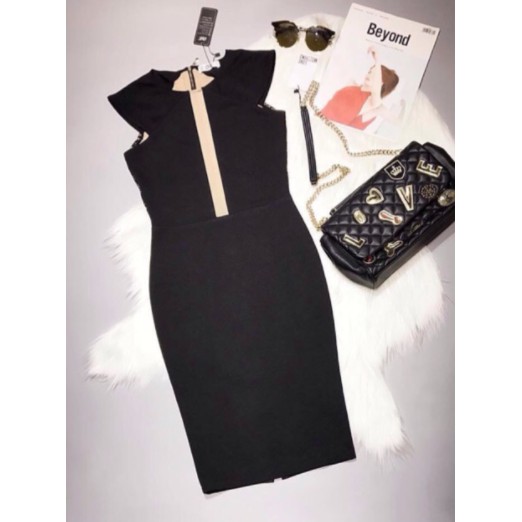 Đầm phối ren lưng