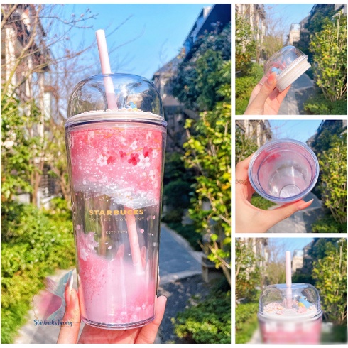 Ly nhựa Starbucks BST Hoa Anh Đào 473ml