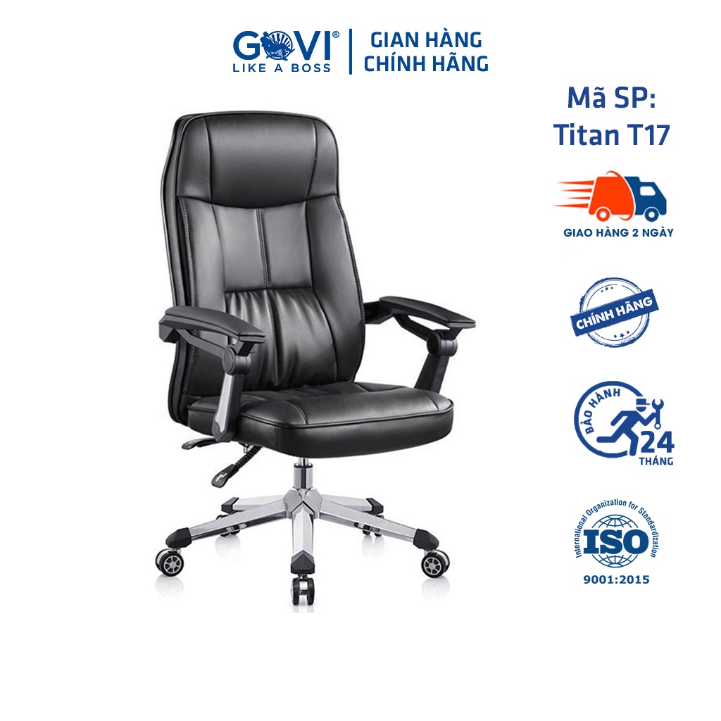 Ghế lãnh đạo GOVI Titan T17 Da Pu cao cấp