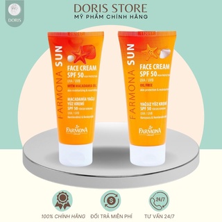 [50ml] Kem chống nắng cho da mụn Farmona Sun Face Cream SPF 50 Oil Free