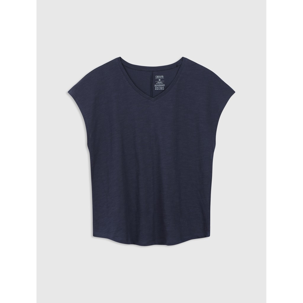 Áo phông nữ cotton cổ tròn tay ngắn CANIFA 6LT19W001
