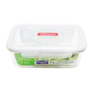 Hộp thủy tinh hình chữ nhật lock&lock llg445 1000ml