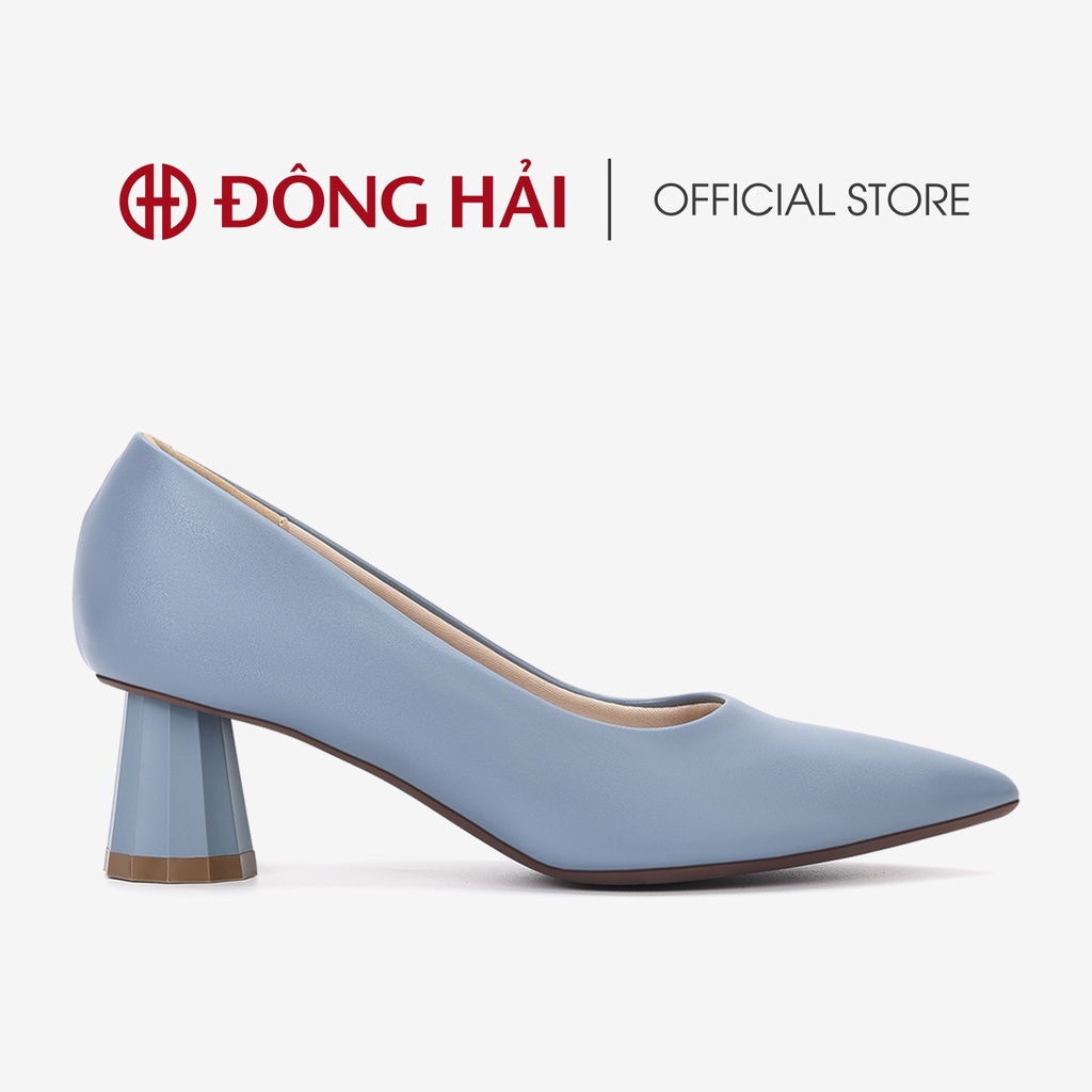 Giày cao gót nữ Đông Hải mũi nhọn gót trụ cao 5cm thanh lịch - G81K1