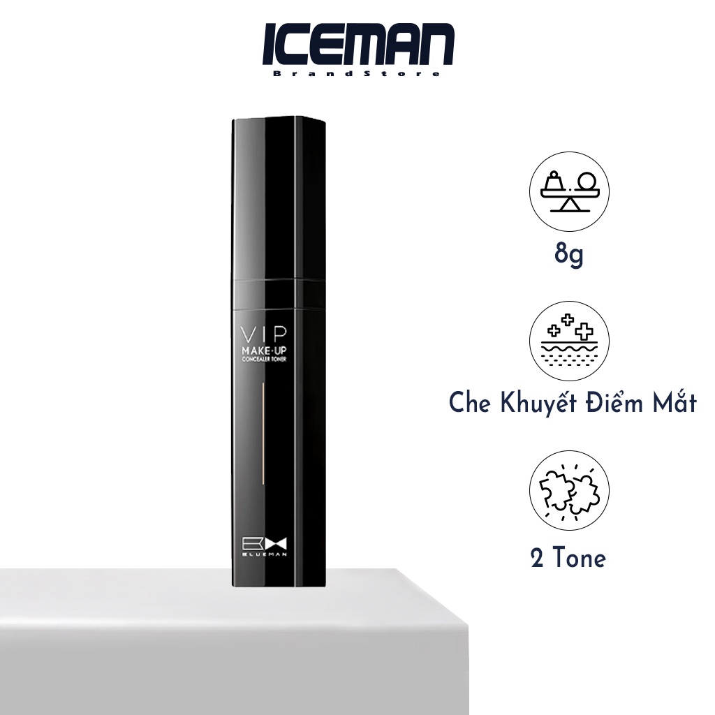 Kem Nền Che Khuyết Điểm Thâm Quầng BLUEMAN Tăng Sáng Da 8g