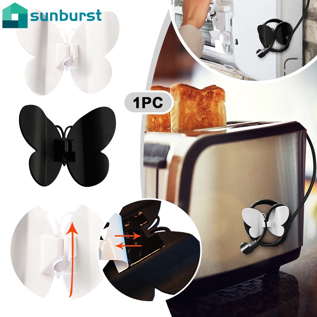 Kẹp Quấn Dây Cáp Tự Dính Hình Bướm Đa Năng Sắp Xếp Gọn Gàng Cho Nhà Bếp