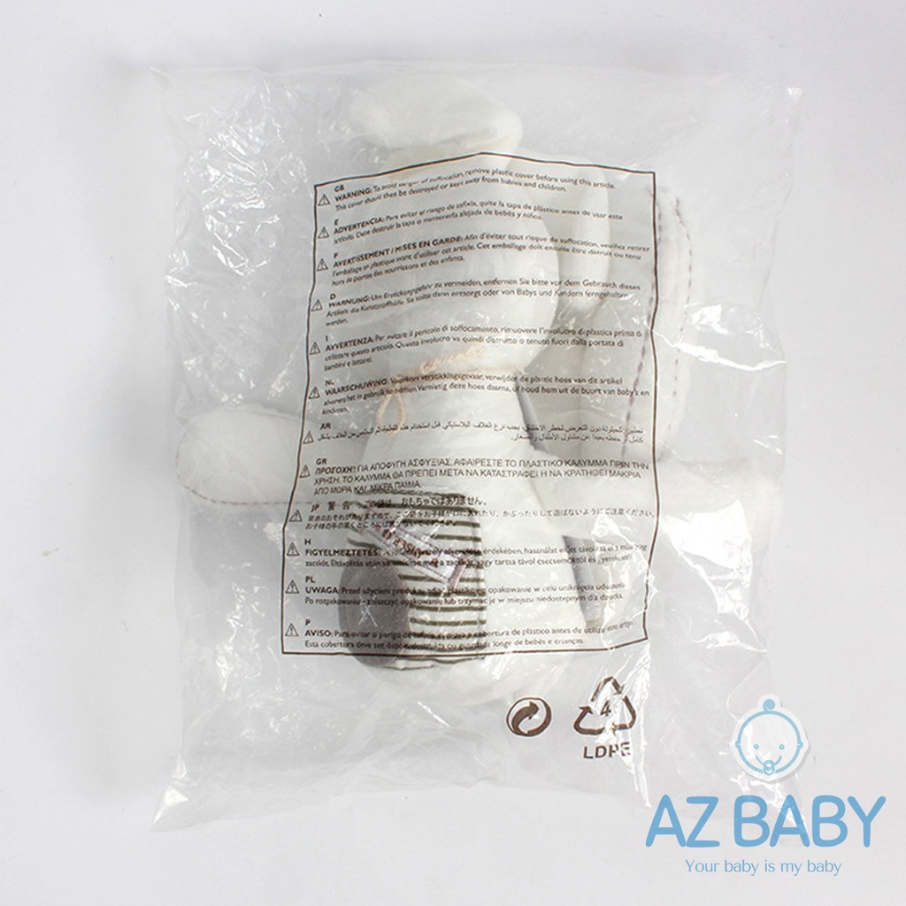 Thỏ Bông Trắng Papas &amp; Mamas xuất khẩu Anh quốc - AZ Baby DC004