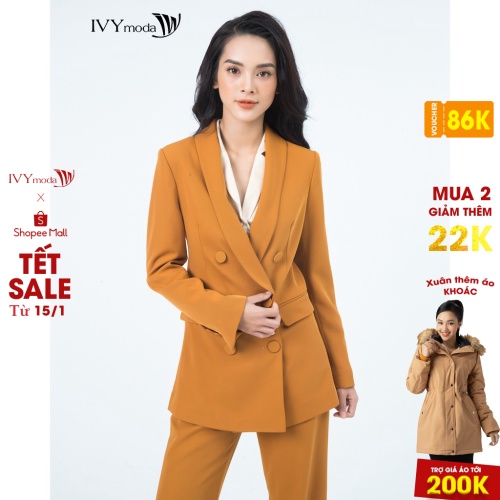 [NHẬP WABRTL5 GIẢM 10% TỐI ĐA 50K ĐH 250K ]Áo Vest nữ thiết kế sang trọng IVY moda MS 67M4808