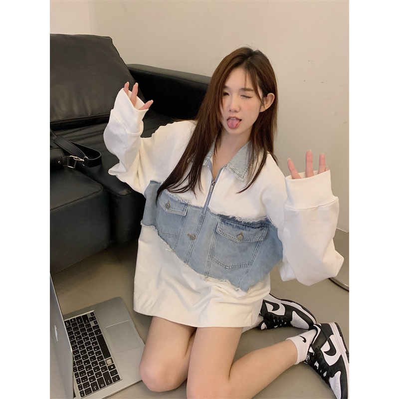 Ethelgirl Áo polo Ngắn Tay Form Rộng Thời Trang Dành Cho Nữ