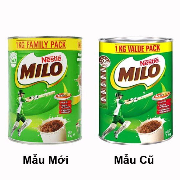 SỮA BỘT NESTLE MILO HỘP 1 KG CỦA ÚC MẪU MỚI CHO CẢ BÉ VÀ GIA ĐÌNH