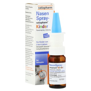 Xịt mũi  trẻ em Nasen spray ratiopharm Kinder 10ml Đức