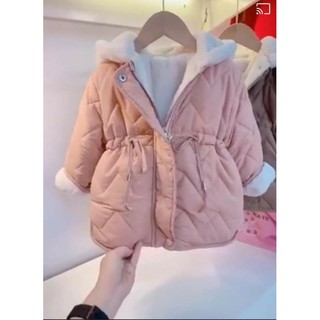 Áo phao lót lông cực ấm cho bé gái