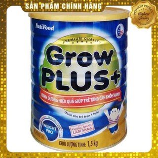 Sữa Growplus xanh 1,5kg NutiFood⭐⭐⭐ KHÁNH NGỌC SUPERMAKET