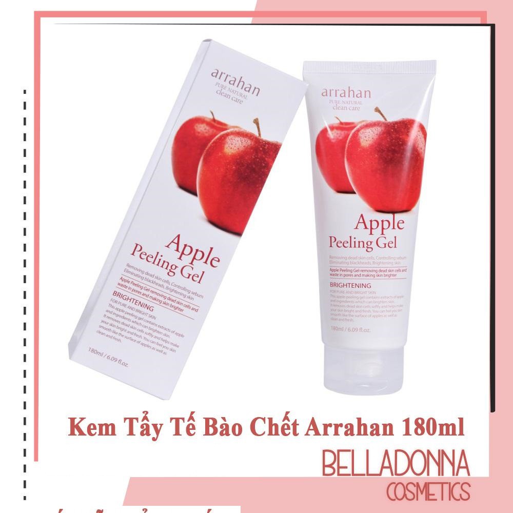 Kem Tẩy Tế Bào Chết Và Dưỡng Trắng Da Arrahan Pure Natural Clean Care Apple Peeling Gel 180ml