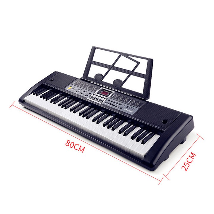 Đàn piano điện tử + Chân Đa năng cho người mới học, trẻ em kèm Mic và giá đỡ