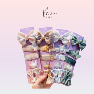 Set kẹp cột tóc xinh cho bé gái