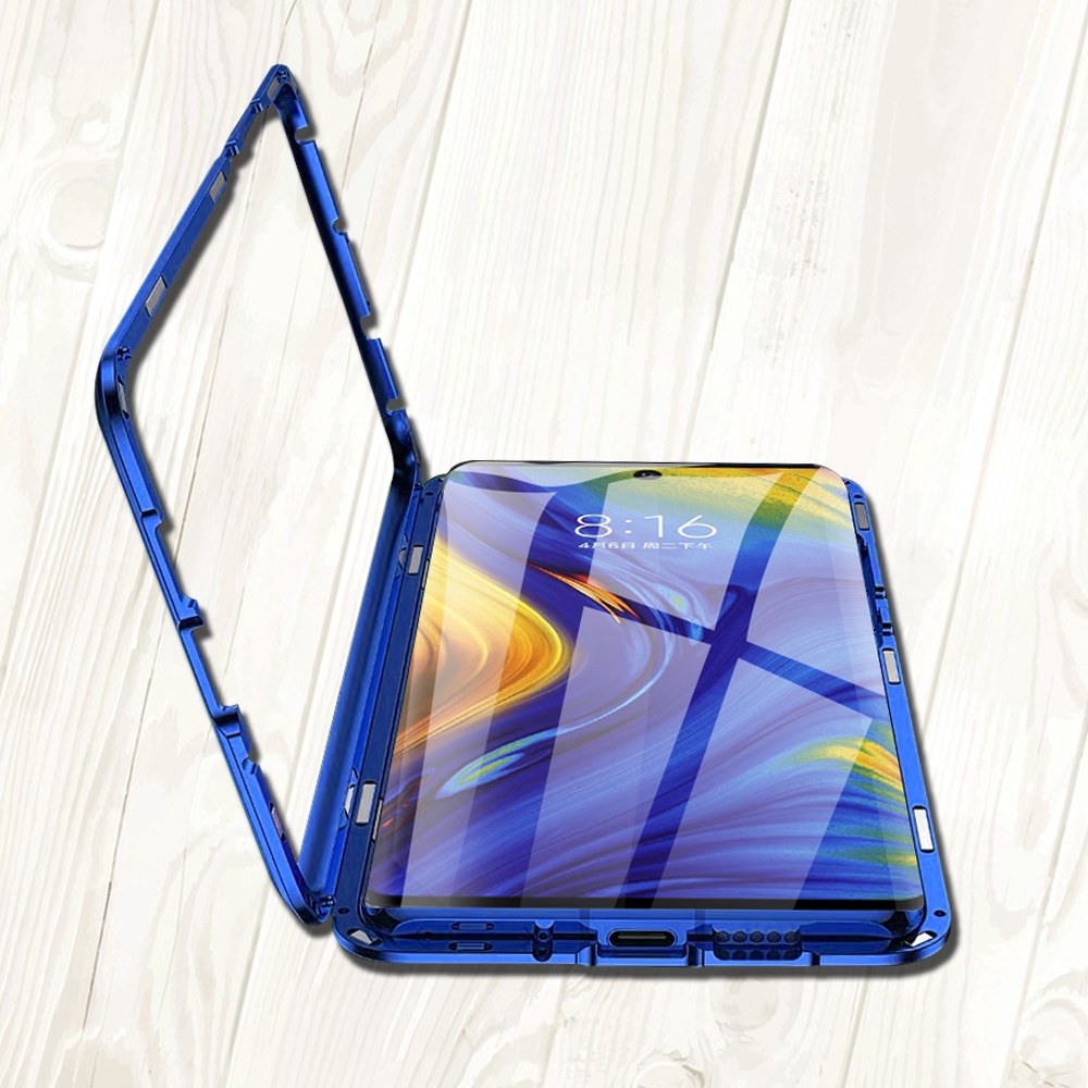 Ốp điện thoại kính cường lực hai mặt nắp lật nam châm cho Samsung Galaxy Note 10 Plus