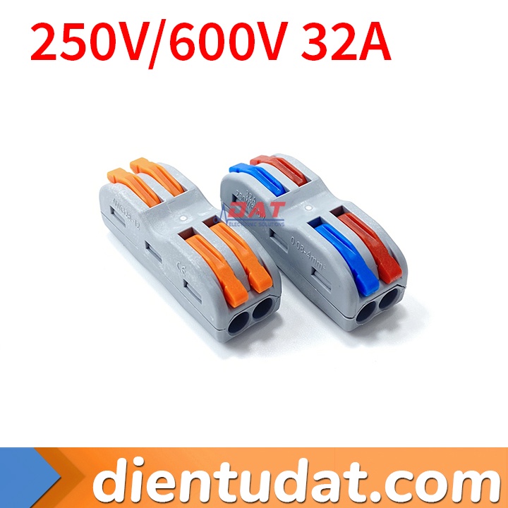 Cút Nối Dây Điện 2 Đầu Ra 2 Đầu - 32A 250V/600V SPL-2