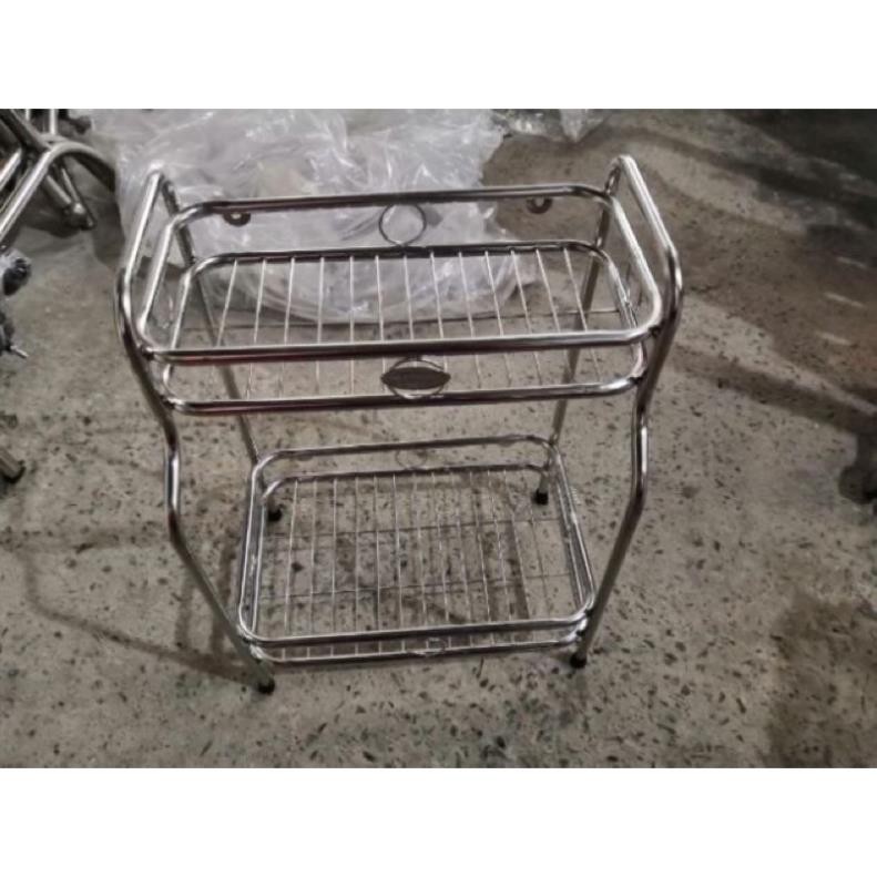 Kệ Gia Vị Đứng 2 Tầng Inox Bền Đẹp.