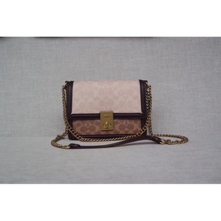 🛑 HÀNG SẴN - TÚI COACH DA PHỐI CANVAS -92308 NEW 2020