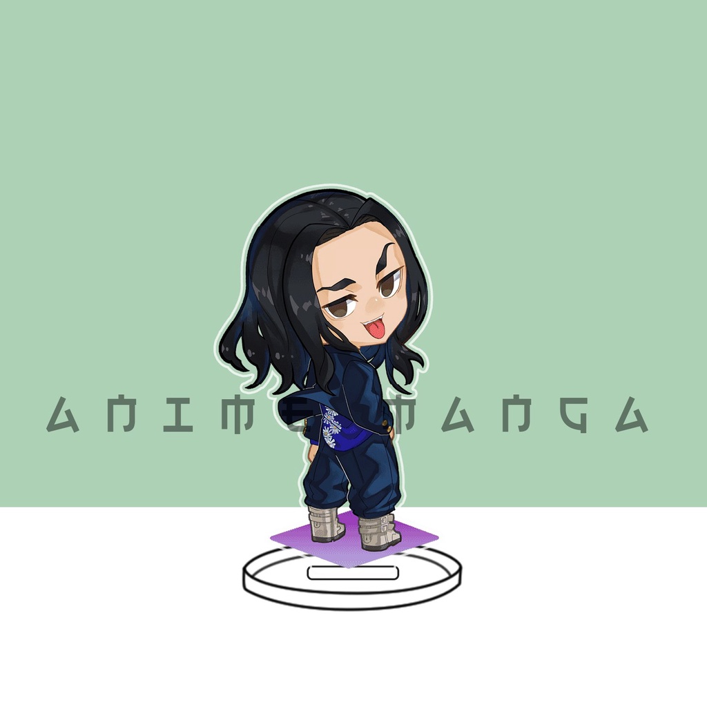Mô hình nhân vật manjiro ken takemichi hinata atsushi anime standee tokyo revengers chibi trang trí bàn học bàn làm việc