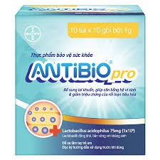 ANTIBIO PRO giúp cân bằng hệ vi sinh đường ruột 1G HỘP 100 TÚI CN44