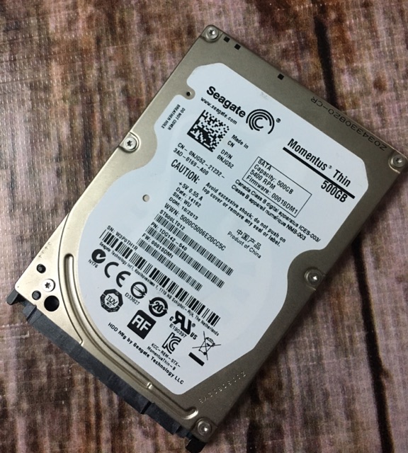 Ổ đĩa cứng Laptop Seagate 500GB - Cài Sẳn Windows 10 64bit  (Tháo máy-Đã sử dụng)
