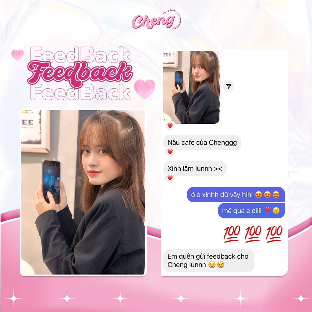 Thuốc Nhuộm Tóc Màu NÂU CÀ PHÊ - NÂU CAFE Không Tẩy | Chenglovehair, Chenglovehairs