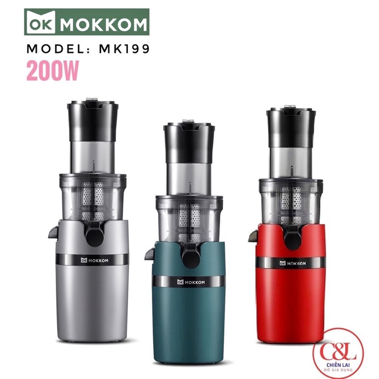 Máy ép chậm hoa quả Mokkom MK199