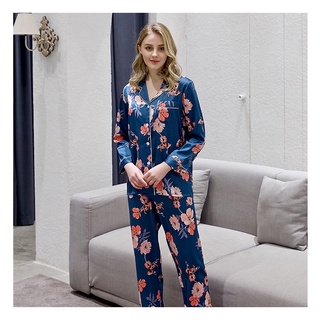 Pijama Lụa Cao Cấp Dài Tay Y18