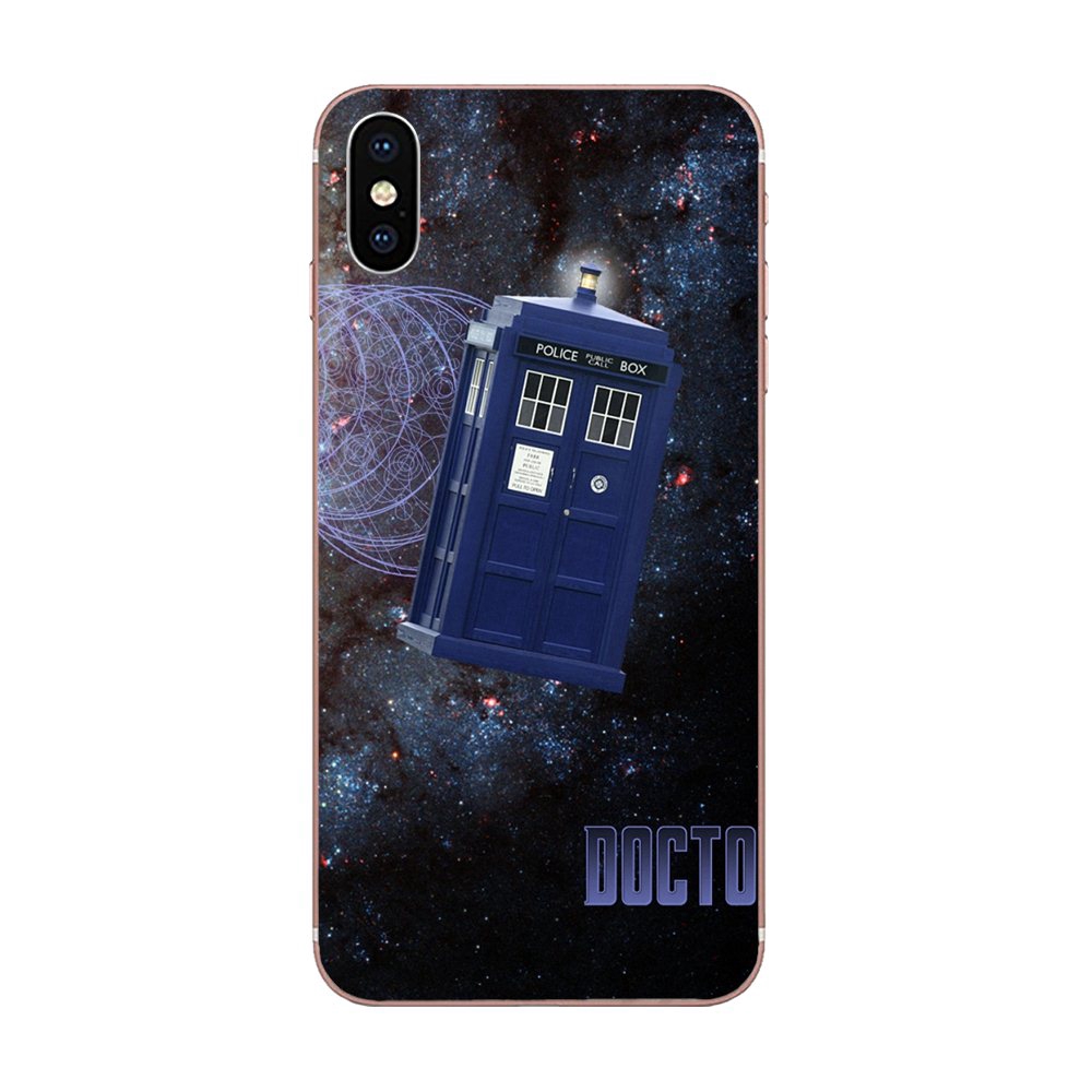 Ốp Điện Thoại Hình Doctor Who Tardis Marry Christmas Cho Samsung Galaxy J3 J5 J6 J7 Note 8 S6 S7 S8 S9 S10 Edge Plus 2016 2017 2018