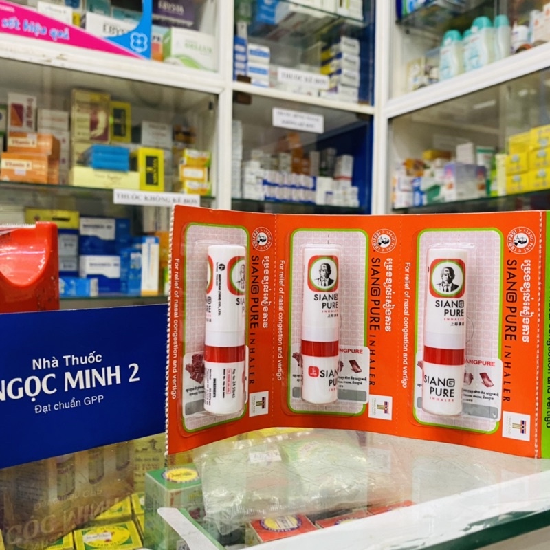 ✅ [Chính Hãng] Ống Hít Thông Mũi Siang Pure 2 Đầu Thái Lan