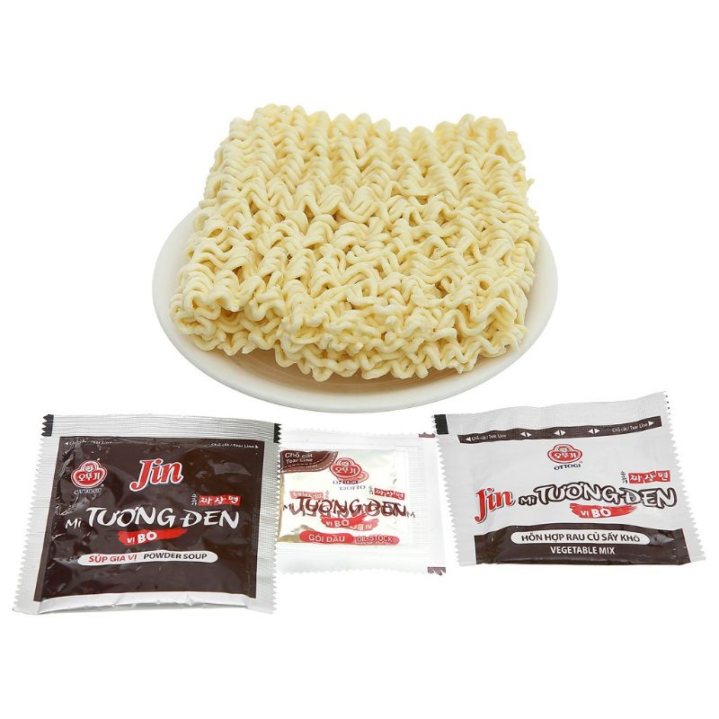 Mì trộn tương đen vị bò Ottogi 135g