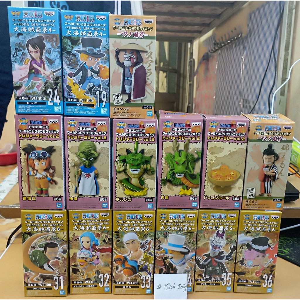Tổng hợp mô hình chính hãng Banpresto WCF