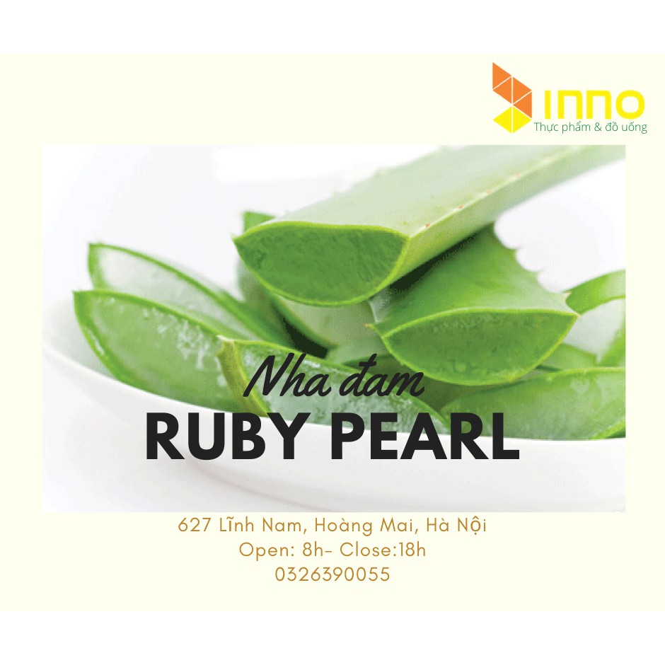 Thạch nha đam Ruby Pearl - Thạch ăn liền, pha chế 1kg - Boly